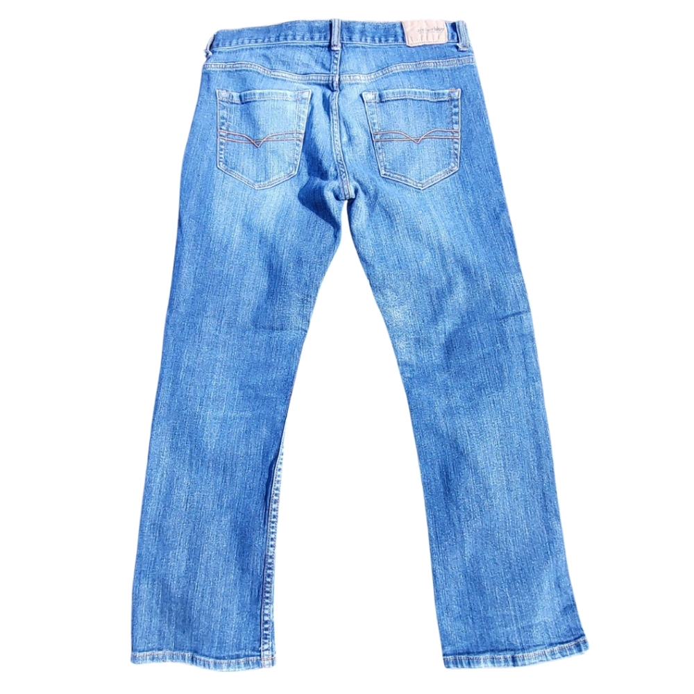 Low Rise Anchor Blue Jeans - Picture 3 of 8